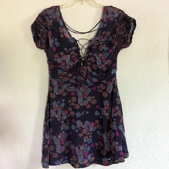 NWT Free People Dress, Yours Truly, Lace Up.💙 - Picture 4 of 8